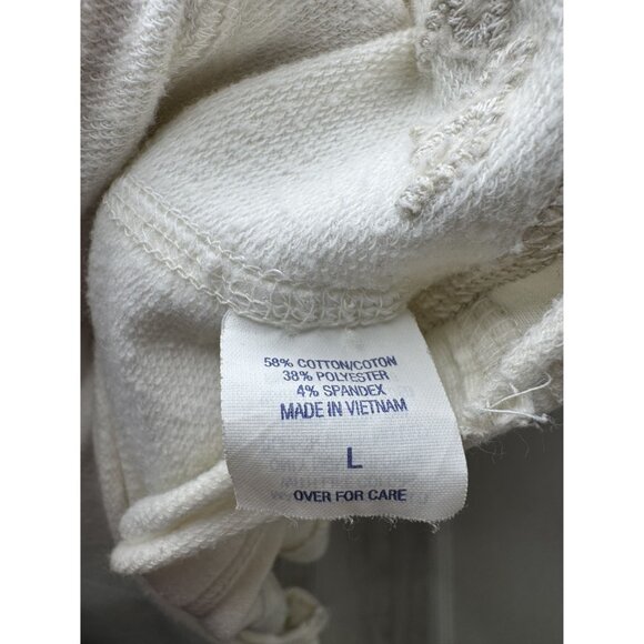 Y2K Abercrombie & Fitch Womens V-Neck Tunic Hoodie L Cotton/Polyester Blend Made - Picture 3 of 11